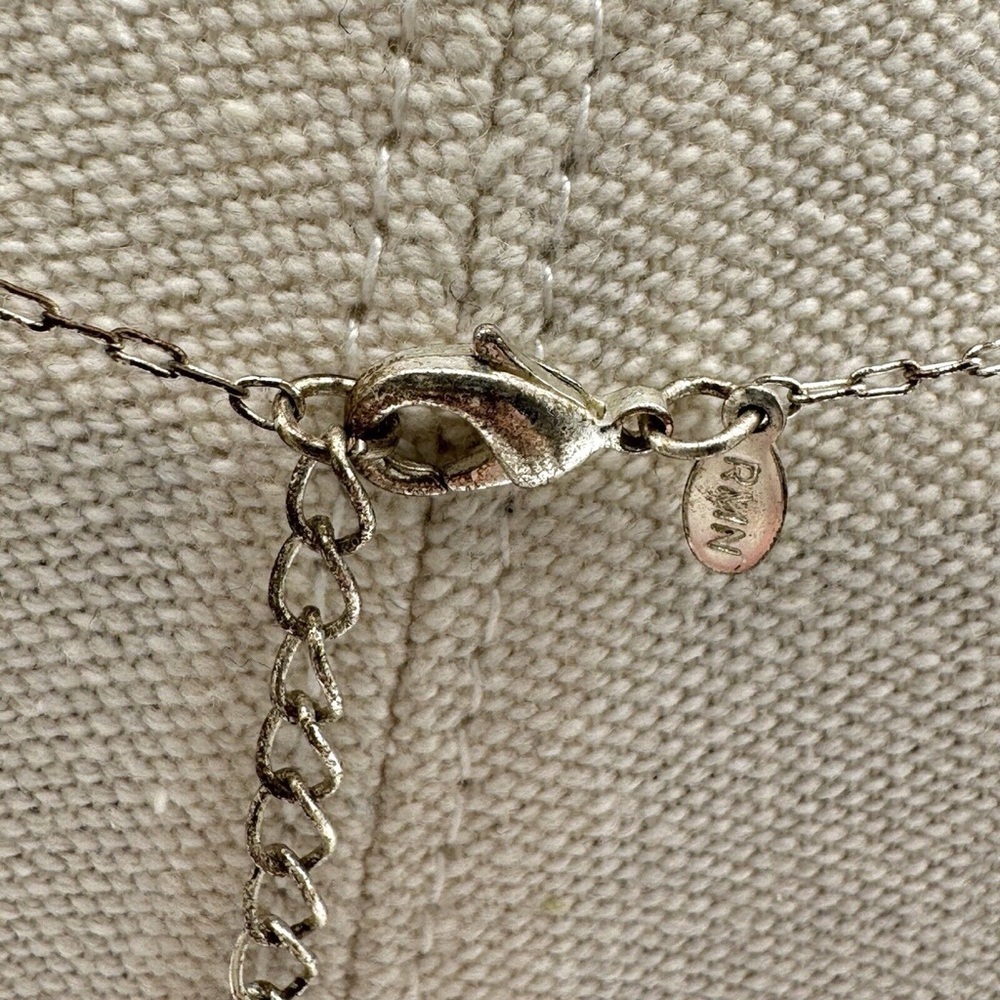 Elegant Pearl Necklace in Gray,White, and Silver - Picture 4 of 6